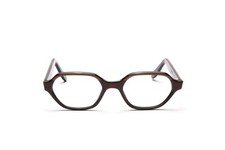Vintage Brille 60er Jahre Damen Design Schwarz Braun Mod. Bonita 48 - 20 mm  EG5