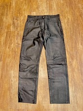 Herren Leder Hose 💯 Leder Gr. 50 five-poket-Jeans-Stil * Neuwertig