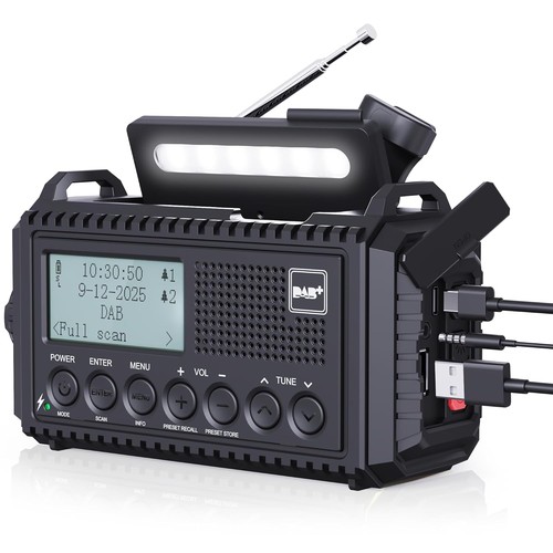 Kurbelradio solar dab - kurbelradio,