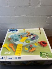 PLAYMOBIL JUNIOR AQUA 71654 - Wasserbahn mit Wasserspielplatz und Lerneffekten