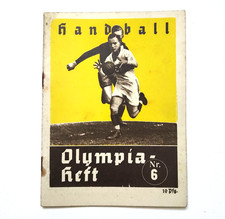 Handball 1936 altes Sport Heft Olympiaheft Nr. 6