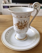 Pharisaer Tasse Kaiser Porzellan Goldrand Kakaotasse Kaffeetasse