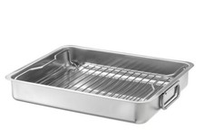 Ikea KONCIS Ofenform Auflaufform 40X32cm Bratform Bräter Backform Edelstahl Rost