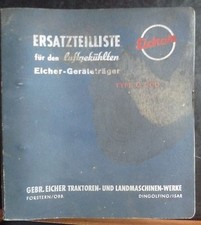 Eicher Geräteträger G200 Ersatzteilkatalog