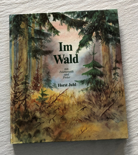 Wald mit zeichenstift und - mit,