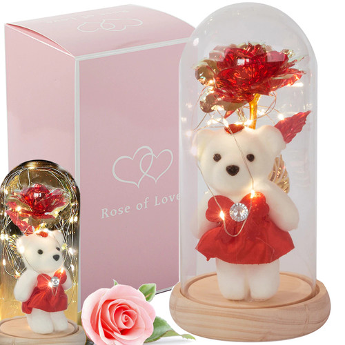 Led rose glas - im,