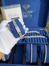 S925 Sterlingsilber Iced Out