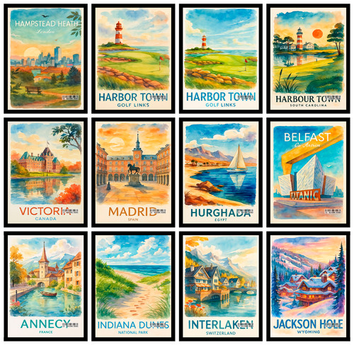 Iconic world cities - cities, |