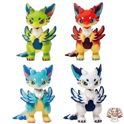 4er set kleine drachen - 4er,
