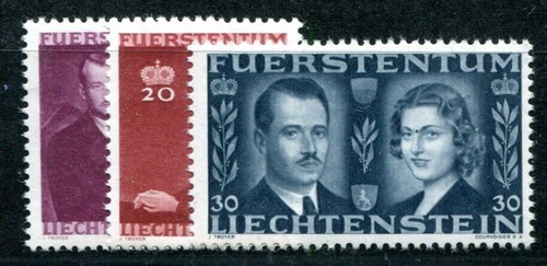 Liechtenstein 1943 211 213 - liechtenstein, 211-213