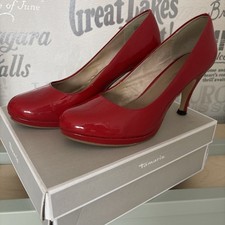 Tamaris Pumps High Heels Damen Schuhe Rot Gr.42
