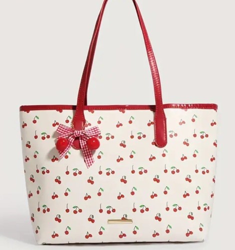 Tasche shopper kirschen - tasche,
