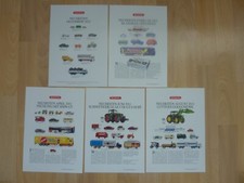 Wiking Neuheiten 2023 - 12 oh. 1:32, 2011 - 02, 04, 06, 08 / Prospekte, 5 St.