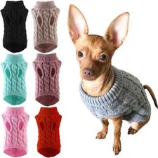 HABO Hunde Pullover Kuschel Strick Für Kleine und Mittelgroße Hunde Warm Winter