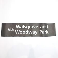 Walsgrave Woodway Park Bus blindes Ziel Vintage gedruckt West Midlands 