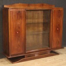 Vitrine Bcherschrank antik Stil Art Deco Schrank Mbel Anrichte aus Holz 900