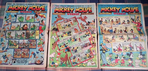 Mickey mouse weekly comic - mickey,