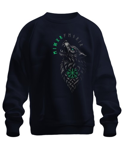 Wikinger wolf runen - wikinger, vegvisir