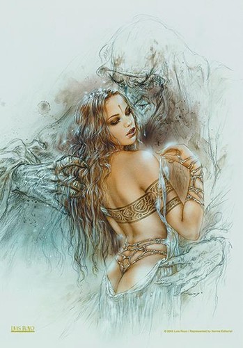 Luis royo aufkleber sticker - aufkleber, #