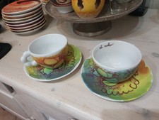 2 Cappuccinotassen mit
