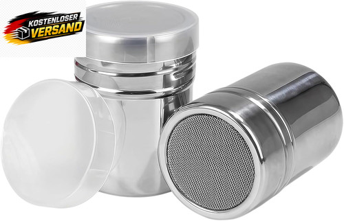 Edelstahl pulverzucker und - edelstahl, pulverzucker-