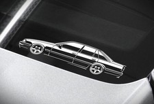 Opel Senator B Sticker Silhouette 2x Opel Senator B 3.0 24V Aufkleber Weiß matt