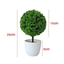 Realistische Kunststoff Gras Kugel Topiary Baum Blickfang Tisch Herzstück