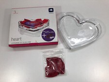 Leonardo Glasschale Herzform mit Rosenblättern Glasliebe Dekorativ Homedecore