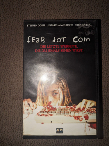 Fear dot com vhs film - com, rarität