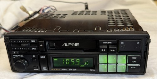 Alpine 7279m auto radio - radio, mit