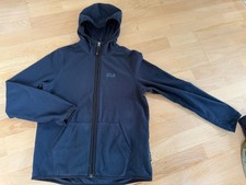 Jack Wolfskin Nanuk Fleecejacke 128 Mädchen Junge Blau Türkis