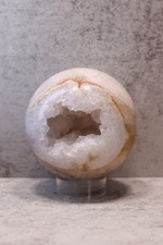 Achat Kugel mit Calcit Sphere Mineral ⌀ 6,9 cm 