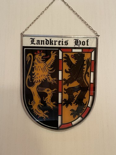 Wandbild glasbild wappen - glasbild,