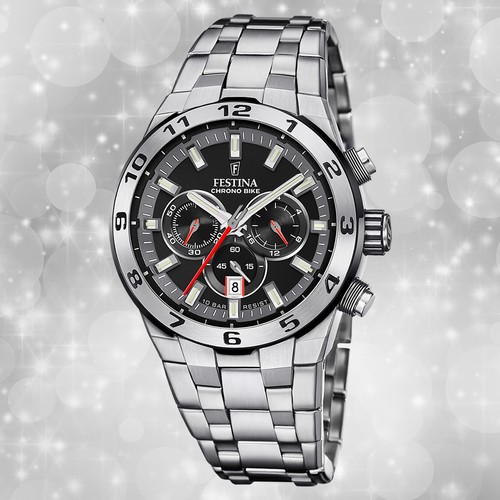 Festina herrenuhr edelstahl - festina,
