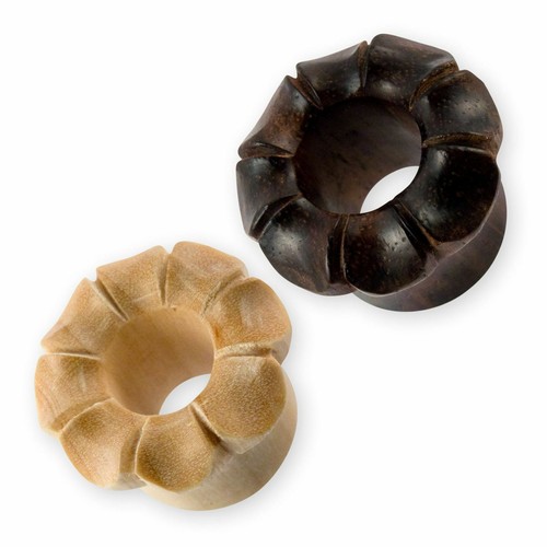 Flesh tunnel ohr plug blume - ohr-plug,