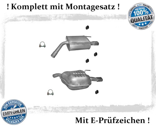 Endschalldämpfer für opel - für,