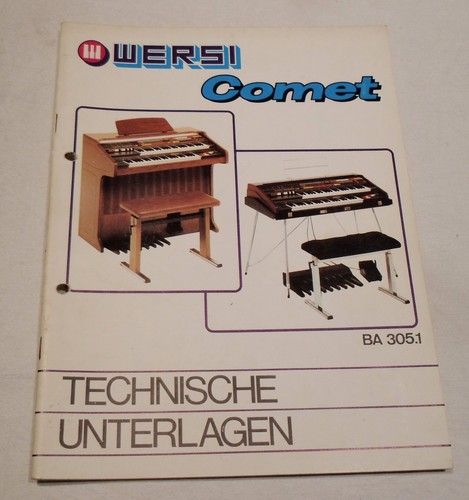 Wersi comet technische - wersi,