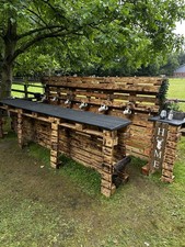 Paletten Holz Bar 4 Meter Auf 2halb Meter 20 Teile Selbst Ab Bauen