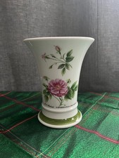 Hutschenreuther Vase Porzellan Vintage 15,5 cm hoch 12,5 cm Durchmesser