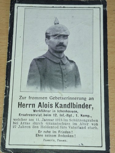 Sterbebild soldat - sterbebild,,