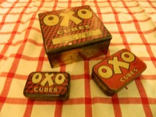 3 alte Oxo Würfel Dose-- um