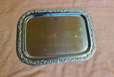 WMF Cromargan Baroque Fleischplatte Gemüseplatte Platte Edelstahl Servierplatte