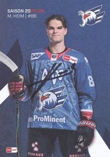 Autogrammkarte Maximilian Heim