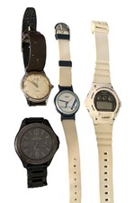 UHREN KONVOLUT Vintage Relide 17 Jewels Casio Illuminator weiß Timex Blackout 905