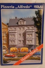 POLA H0 111 STADTHAUS ALFREDO'S PIZZERIA MIT INNENEINRICHTUNG OVP UNGEBAUT!!!