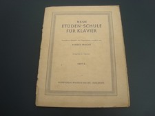 Notenheft: Neue Etüden Schule für Klavier -Heft 2 II -Robert Pracht Antiquarisch