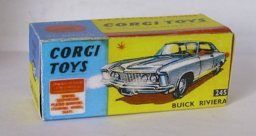 Repro box corgi 245 buick - box,