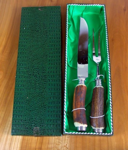 Hirschhorn tranchierbesteck - hirschhorn,