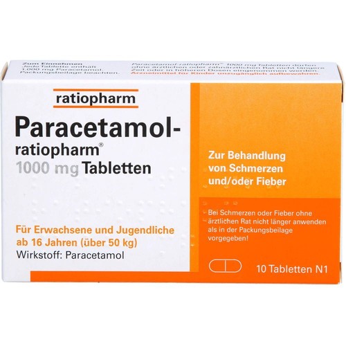 Paracetamol ratiopharm 000 - paracetamol-ratiopharm, 1.000