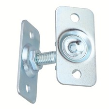 Torangel M12 mit 2 Anschraubplatte 75x37x2,5 mm Einstellbar Torscharnier Torband